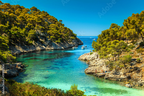 Amazing Calanques De Port Pin in Cassis, near Marseille, France