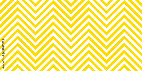 Summer background chevron pattern seamless yellow and white.