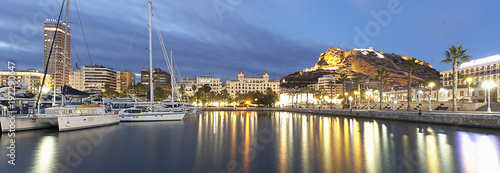 Panoramic view of the city of Alicante