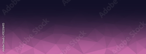 Low Poly horizontal seamless background, gradient to the fade