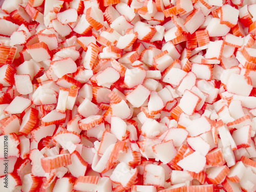 Crab sticks background