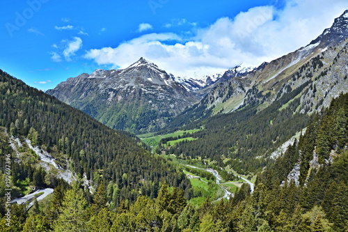 Swiss Alps-view from the Malojapass