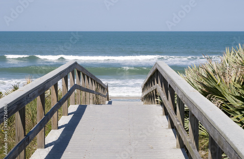 Boardwalk at Canaveral National Seashore in Florida