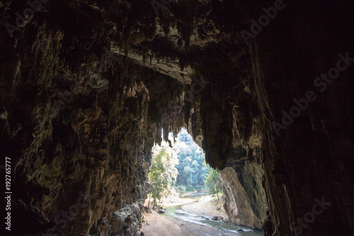 Tham Lod is a cave system in Mae Hong Son Province, northern Thailand