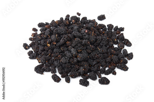 Schwarze Maulbeeren getrocknet