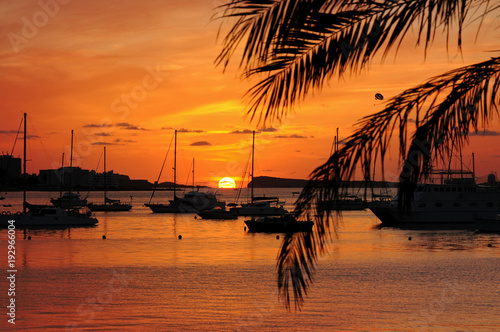 Sunset in Ibiza 