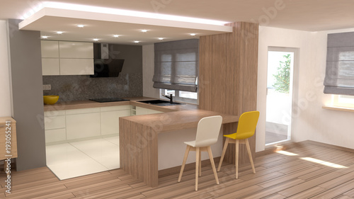 Modern kitchen interior