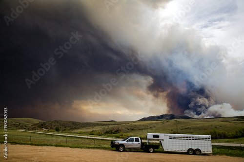 Wildfire Livestock Evacuation 