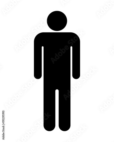 Man pictogram icon vector 