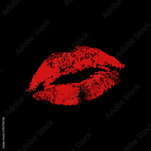 Kiss, sexy lipstick