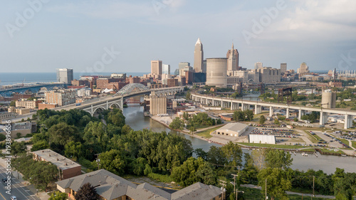 Cleveland from Ohio City - Aerial