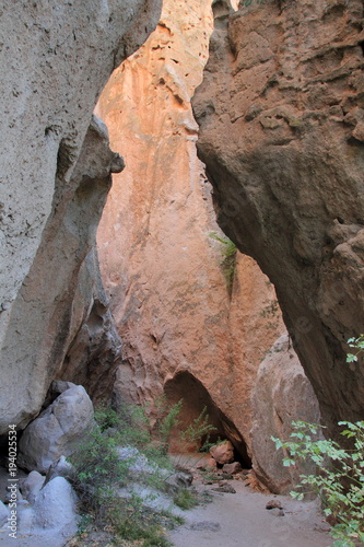 Frijoles Schlucht im Bandelier National Monument New Mexico USA