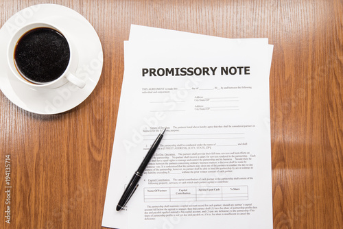 promissory note