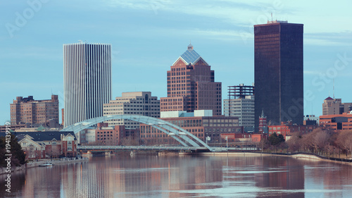 Rochester Skyline, USA. 