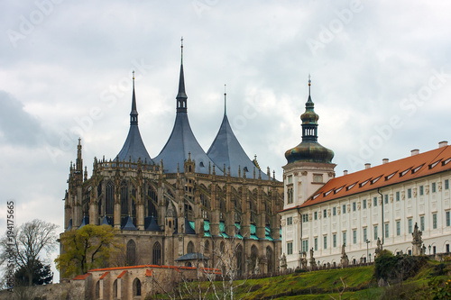 Church of Saint Barbara in Czech Republic. World Heritage Site