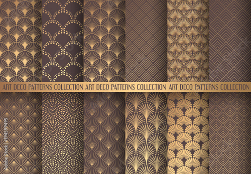 Art Deco Patterns Set