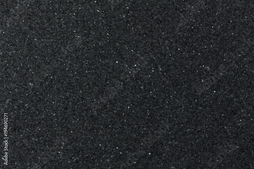 Natural black granite background.