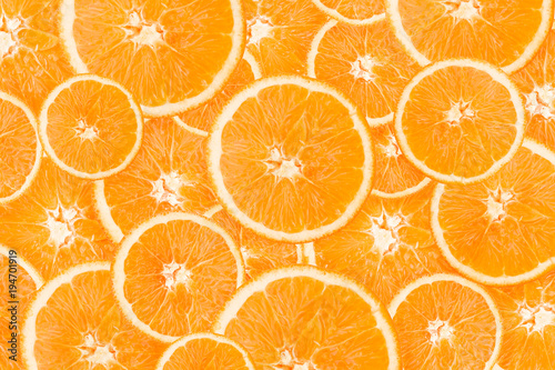 Slices of orange background