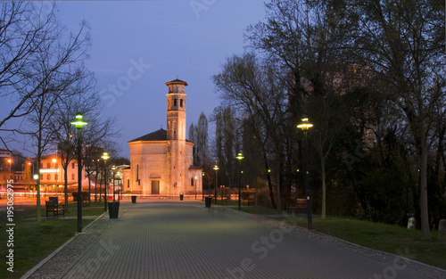 The church of Santissima Trinità in Pordenone, Friuli district. Italy.