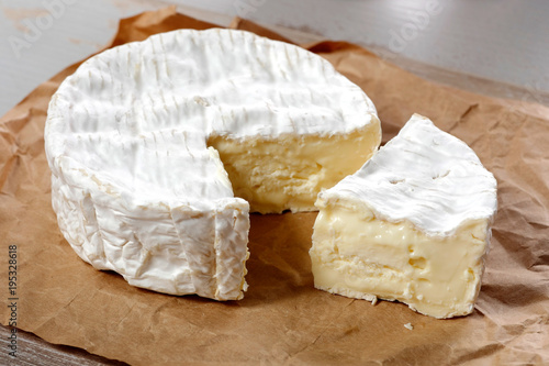 Camembert cheese traditional Normandy French, dairy product