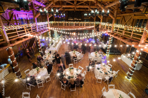 Wedding Reception Dancing Long Exposure