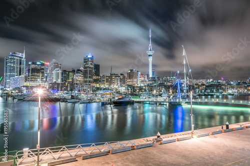 Auckland Cityscape at Night