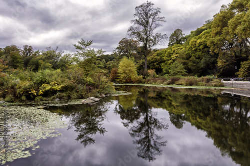 Fall in Prospect park in Brooklyn, New York