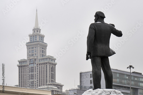 Monument of a german communist Ernst Thalmann in Moscow