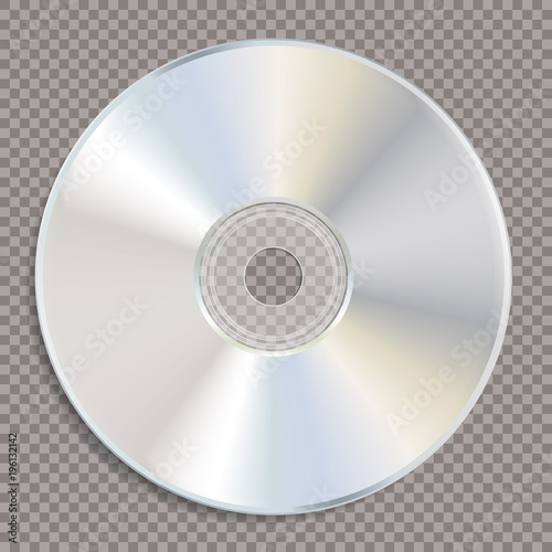 blank white CD trans