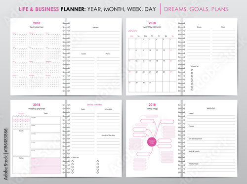 Life and business planner 2018