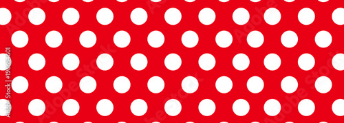 Red and White Dot Background