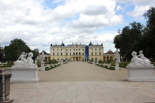 Pałac Branickich w Białymstoku od strony ogrodu