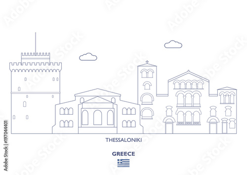 Thessaloniki City Skyline, Greece