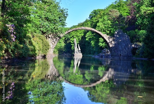 Devil's bridge in Kromlau - Germany