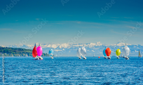 lake constance appears to be a mountain lake.