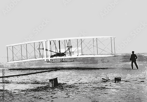 Frères Wright - avion - aviation - invention - inventeur - historique - personnage célèbre