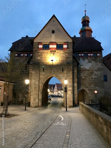Nürnberger Tor in Lauf an der Pegnitz (Franken, Bayern)