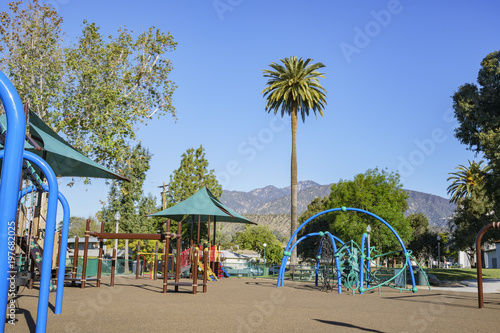 Playground near Library Park