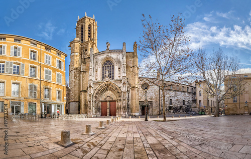 The Cathedral of the Holy Saviour in Aix-en-Provence, Bouches-du-Rhone, France