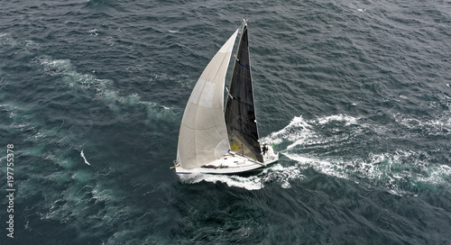  Yachting. Sailing yacht race. Sailing