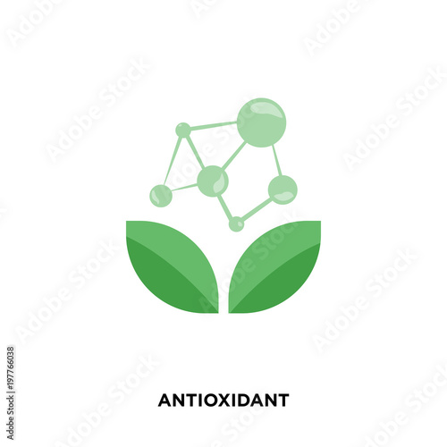 antioxidant icon isolated on white background for your web, mobile and app design