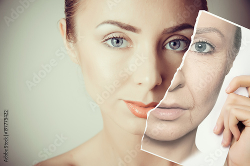 aging problems of face skin