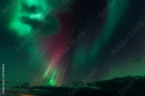 Aurora boreale in Islanda