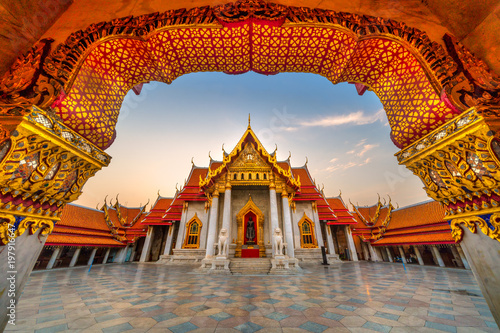  Wat Benchamabophit Dusit wanaram. Bangkok, Thailandia.
