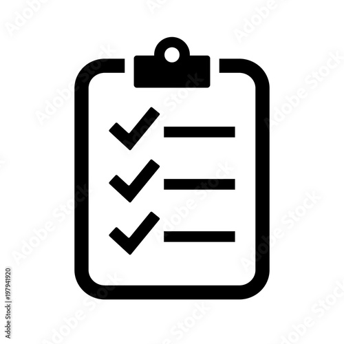 Check list vector icon