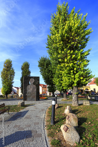 Historical Old Town quarter of Rzeszow, Poland - Cichociemnych park and square