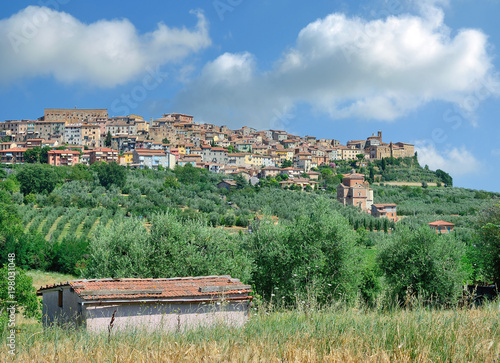 der Kurort Chianciano Terme bei Siena in der Toskana,Italien