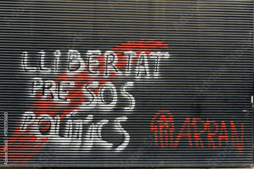 Barcelona, Slogan of the Separatists, Grafitti