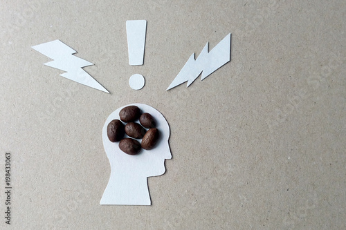 The effects of caffeine on the brain image from coffee beans