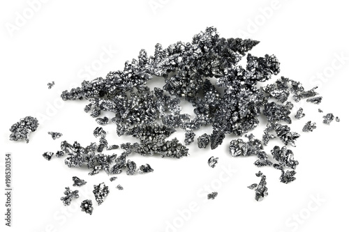 99.9% fine vanadium isolated on white background